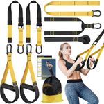 Home Resistance Training Kit, Extension Strap Door Anchors，Powerlifting Strength Workout Straps Full Body Complete Home Gym Body Core Exercise