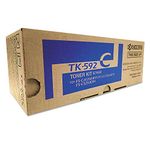 Kyocera TK-592C Cyan Toner for Use in FSC2026MFP FSC2126MFP 5,000 Page Yield ALS