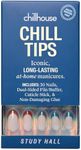 Chillhouse - Chill Tips, Press on Nails Kit - Study Hall (Oval) - 24 Nail Shapes & Sizes - Up to 3 Weeks of Wear - Customizable Fit - Reusable - Latina Founded & Women Owned - Beauty & Self Care