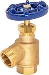 Eastman Bent Nose Garden Hose Valve, 1/2 Inch FIP x 1/2 Inch MHT, Brass Plumbing Fitting, 20251