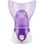 Professional Facial Steamer for Cold Flu - Portable Nano Mist Face Steamer Home SPA Kit, Electric Steam Inhaler for Sinus Relief, Face Moisturizer Mini Face Vaporizer Steamer for Pores (UK Plug)