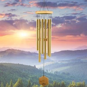 Wind Chimes for People Who Like Their Neighbors, Give a Thoughtful Memorial Gift or Love it as Your own Unique Outdoor Windchime, Made of Aluminum/Bamboo, a Beautiful Deep Tone Chime