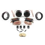 BOSS TW15B 250W 1 Inch Micro Dome Car Audio Tweeters Black + External Crossovers