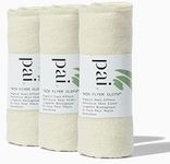 Pai Skincare London | Organic Muslin Face Cloths for Gentle Cleansing and Exfoliation, Reusable Skin Cleansing Wipe for Sensitive Skin. Twin Flyer Extra Gentle, Pack of 3