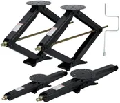 Set of 4 30" RV Stabilizer Jacks,7500LBS RV Trailer Stabilizer Jacks,Heavy Duty RV Leveling Jacks with Stable Base for Leveling & Stabilizering RV Travel Trailer Camper