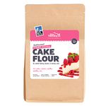 Raw Himalayas Cake Flour (1 Kg), Unbleached | Maida/APF Alternative | Low Protein | Muffins | Soft Cookies Waffles | Cinnamon rolls | Smooth Cakes | Himalayan flour