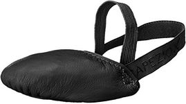 Capezio Leather Pirouette II Dance Shoe, Black, Medium