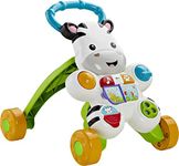 Fisher-Price Baby to Toddler Toy, Learn with Me Zebra Walker with Educational Music Lights & Activities for Infants Ages 6+ Months