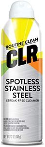 CLR Spot Free Stainless Steel Cleaner - Removes Water Marks, Fingerprints and Residue from Refrigerators, Dishwashers, Ovens and More, Streak Free Shine - 12 Ounce Spray Can (Pack of 1)