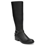 LifeStride Women's X-Felicity Low Heel Tall Shaft Boot Knee High, Black, 5 UK