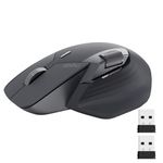 Rapoo MT760Mini Wireless Bluetooth Mouse - Bluetooth 5.0/2.4GHz Multi-Mode Connection Computer Mouse, Support 4 Devices, M+ Cross Computer Technology, 11 Programmable Buttons, 90 Days Battery Life