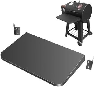 Utheer Folding Front Shelf for Pit Boss Lexington 500 Onyx Pellet Grill, Heavy Duty Steel BBQ Prep Table 19.4" x 12.3", Space Saving Front Grill Shelf, Pit Boss Lexington Accessories