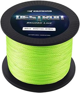 KastKing Destron Braided Fishing Line,Grass Green,15lbs,150 yds