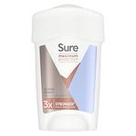 Sure Maximum Protection Clean Scent 96h protection deodorant Anti-perspirant Cream Stick for Men, 3x stronger* sweat protection 45 ml (Pack of 3)