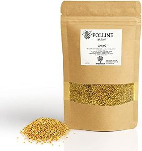ERBOTECH Pollen d'Abeille 200 g, Multivitamines à haute teneur en Vitamines, Fer, Zinc et Magnésium, 100% pur de haute qualité, Made in Italy, Matière Première pour la Gelée Royale