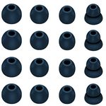 BLLQ Ear Tip Replacement for Powerbeats Pro/Beats Flex, Replacement Earbuds Tip Ear Gel Ear Plug Eartip Compatible with Powerbeats Pro, 8 Pairs, Navy