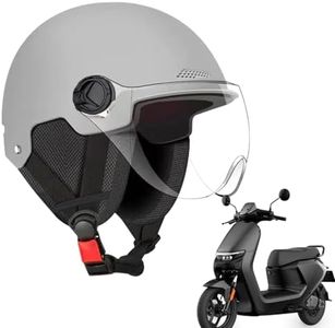 Electric Scooter Helmet - Motorcycle Helmet - Safety Anti-UV Ear Protection Breathable Protective Hat for Adult Cycle Skateboarding Women Riding Men Outdoor Commuting