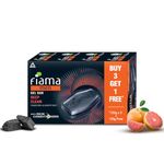 Fiama Men Deep Clean Gel Bar, With Charcoal, Grapefruit & Skin Conditioners, 500g (125g - Pack of 3+1),Skin Friendly pH, Soap for Men, For All Skin Types