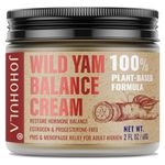 Johohula Wild Yam Cream for Menopause: Wild Yam Cream for Hormone Balance Designed for Middle-Aged Women 40-55 Years Old 2 OZ