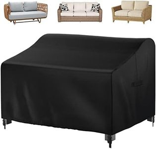 Outdoor Sofa Cover Waterproof, 2-Seater Durable Patio Furniture Covers for Outdoor Sofa Loveseat Bench 60’’ W x 34’’ D x 30’’ H