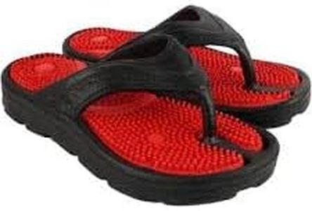 ACS MART Acupressure Magnetic Therapy Sandals | Foot Relaxer| Foot Massager Slipper| Rotating Acupressure Foot Slippers for Men & Women chappals acupressure yoga slippers with magnetic therapy (5)