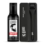 Beardo Beard Booster Combo | Beard Activator Advance Derma Roller for Men with 540 Chromium needles 0.5 mm | Beard and Hair Growth Oil - 50 ml for faster beard growth and thicker looking beard