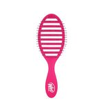 Wet Brush Speed Dry Detangler (Pink)- Ergonomic, Heat Flex Bristles, Blow Dry, Detangling Knots, Snag Anti-Static Brush for All Hair Type