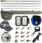 MAXIMUMCATCH Maxcatch Extreme Fly Fishing Combo Kit 3/4/5/6/7/8 weight Fly Rod and Reel Outfit