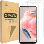 Mr.Shield [3-Pack] Screen Protector For Xiaomi (Redmi Note 12 4G) [Tempered Glass] [Japan Glass with 9H Hardness] Screen Protector