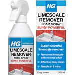 HG Limescale Remover Foam Spray Super Powerful, Bathroom & Kitchen Cleaner – 500ml