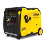 Champion Power Equipment 4500-Watt Electric Start Dual Fuel RV Ready Portable Inverter Generator with Quiet Technology and CO Shield