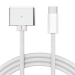 Tciogrxp 140W USB-C to Magnetic 3 Safe Fast Charging Cable (2 m/6.6 ft) for MacBook Pro 14” & 16” (2021, M1 Pro/Max), MacBook Air (2022, M2), MacBook Pro (2023, M2 Pro/Max)