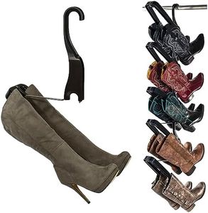 Boot Butler Boot Rack – As Seen On Rachael Ray – Clean Up Your Closet Floor with Hanging Boot Storage – Easy to Assemble & Built to Last – 5-Pair Boot Hanger Boot Organizer & Boot Shaper/Tree