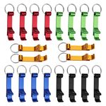 Lonely high heels Juliyeh 20 Pcs Aluminum Beer Bottle Opener Claw Bar Keyring Bottle Openers Pocket Beer Bottle Openers with Keychain Soda Beverage Beer Bottle Opener 5 Colours,Black,6.5cm