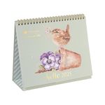 Wrendale Designs by Hannah Dale - 2025 Desk Calendar - Cute Animal Print Organiser - 170mm by 210mm