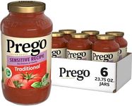 Prego Traditional Sensitive Recipe Low FODMAP Pasta Sauce, 23.75 Oz Jar (Case of 6)