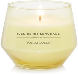 Yankee Candle Studio Medium Candle, Iced Berry Lemonade, 10 oz, Home Décor