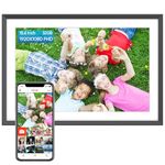 ARZOPA Digital Photo Frame 15.6" Smart WiFi IPS Touch Screen Electronic Digital Picture Frame with 32GB Storage, Wall Mountable,Auto-Rotate, User Friendly and Share Photos Videos Instantly via Frameo