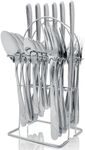 Silverware Set, 24 Pieces Flatware 