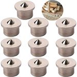 CESFONJER Dowel Pin Center Woodworking Alignment Tool Points Marker Drill Center, 8 mm Dowel Drill Center Points Pin Set (10 pcs)