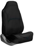 Kurgo Co-Pilot Bucket Seat Cover for Dogs, Dog Front Seat Cover, Pet Seat Protector, Car Seat Cover for Pets, Full Coverage, Black