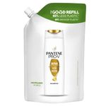 Pantene Repair & Protect Silicone-free Shampoo for Damaged Hair in a Refill Pouch, Sustainable Gift Set with 60% Less Plastic, Instantly Reverses Signs of Damage, 480 ml