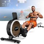 LABGREY Rowing Machine, Magnetic Rower Machine for Home, 350LB Weight Capacity, Foldable Rower with Bluetooth, App Supported, Tablet Holder and Comfortable Seat Cushion (R1-Magnetic)