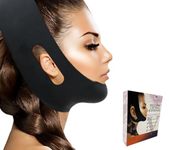 Double Chin Reducer V Line Lifting Mask Slimming Strap Silicone Double Chin Strap V Shaped Chin Mask Chin Strap (1PC)