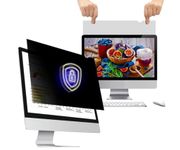 WELINC 24 Inch - 16:9 Aspect Ratio - Computer Privacy Screen Filter for Widescreen Monitor - Anti-Glare - Anti-Scratch Protector Film - Protects Your Eyes from Harmful Glare and Blue Light