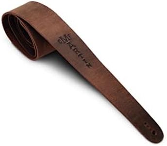 Martin Guitar Vintage Leather Guitar Strap, Adjustable Brown Acoustic-Guitar Strap