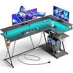 SEVEN WARRIOR L Shaped Gaming Desk 