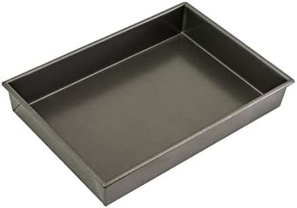 Bakemaster Cake Pan Non-Stick Rectangular Deep Cake Pan, Grey, SHHB51