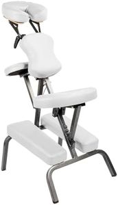 Forever Beauty Portable Beauty Massage Foldable Chair Table Aluminium Therapy Waxing - White