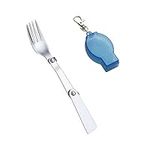 Folding Forks Silverware with Case 